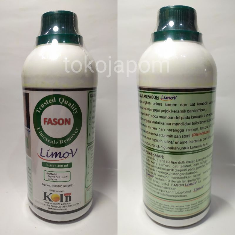 Cairan Pembersih Keramik Tanpa Bercak FASON (Limov)