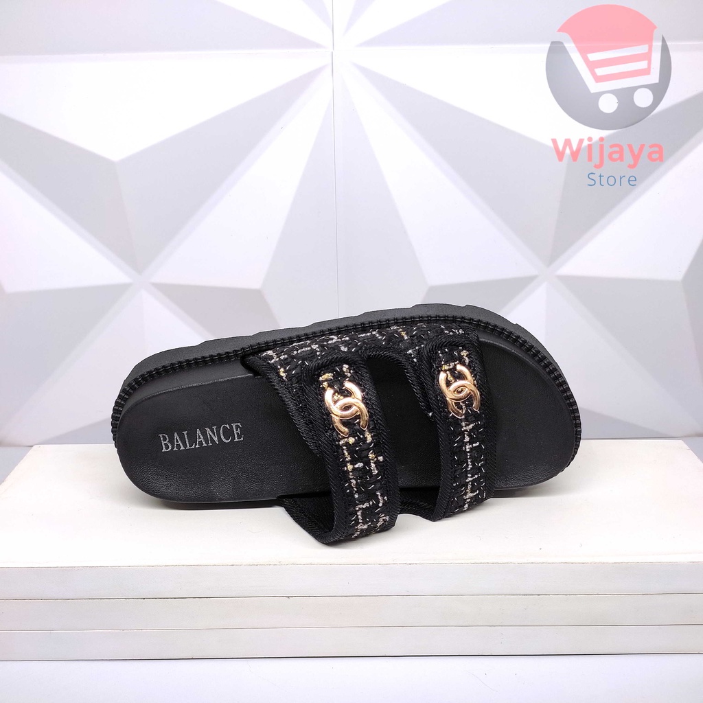Sandal BALANCE 238 Wedges Slop Wanita Sendal Jelly Slide Selop Cewek Perempuan