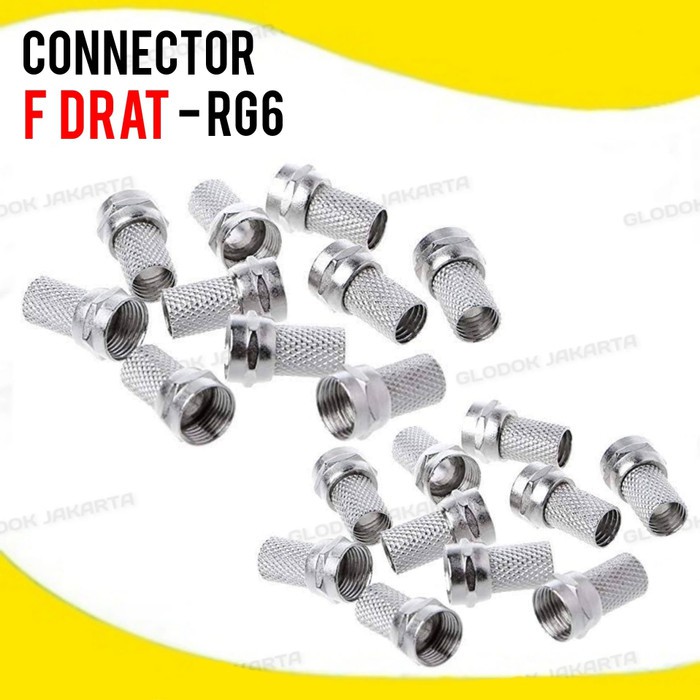 Connector Konektor F Drat RG6 Jack F RG6 YM908