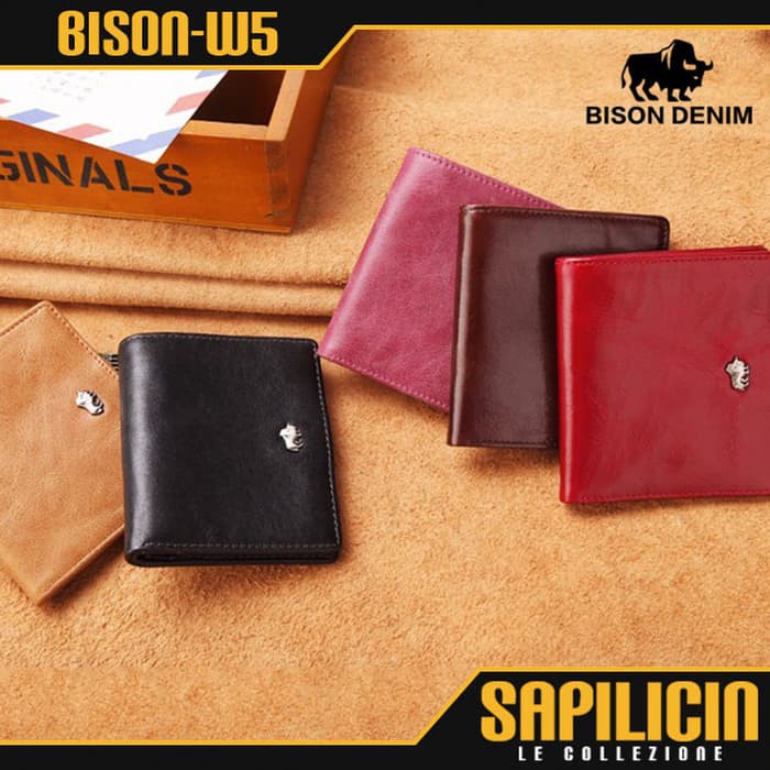 Bison Denim Premium Mini Compact Wallet Dompet Pria (BISON-W5)