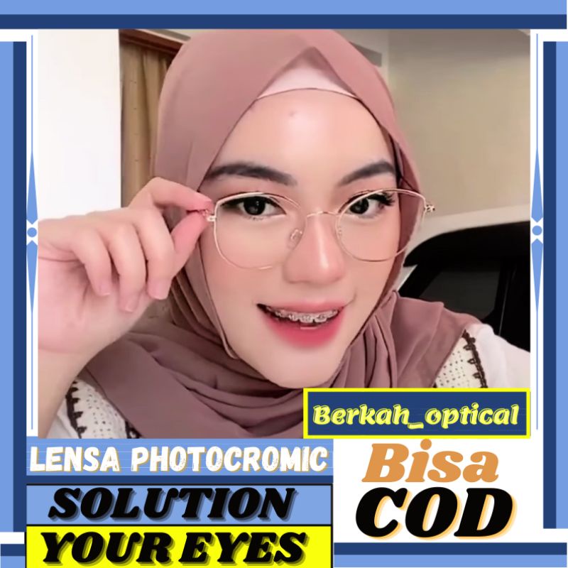 kacamata wanita fashion kekinian | kacamata Photocromic | kacamata antiradiasi | kacamata minus | ka