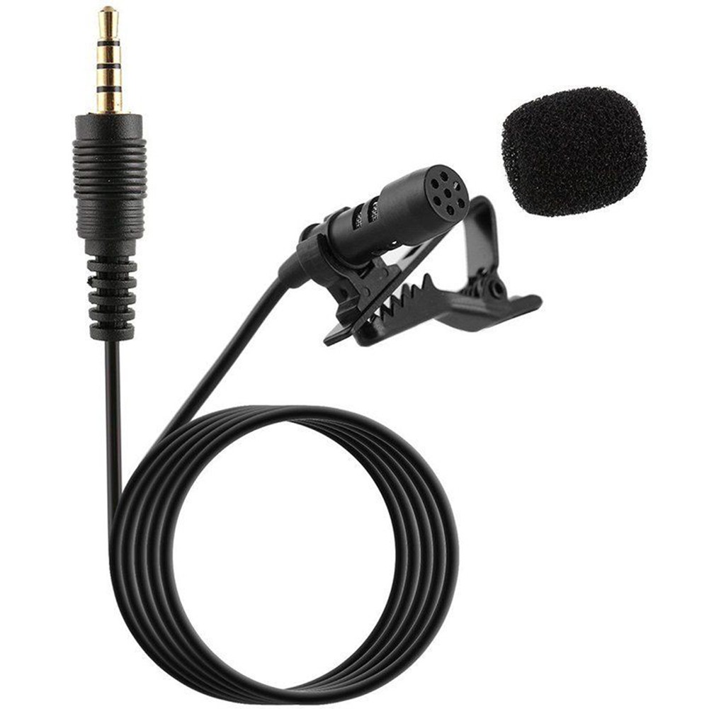 [COD]Microphone Clip-On Lavalier Mini dengan Jack 3.5mm