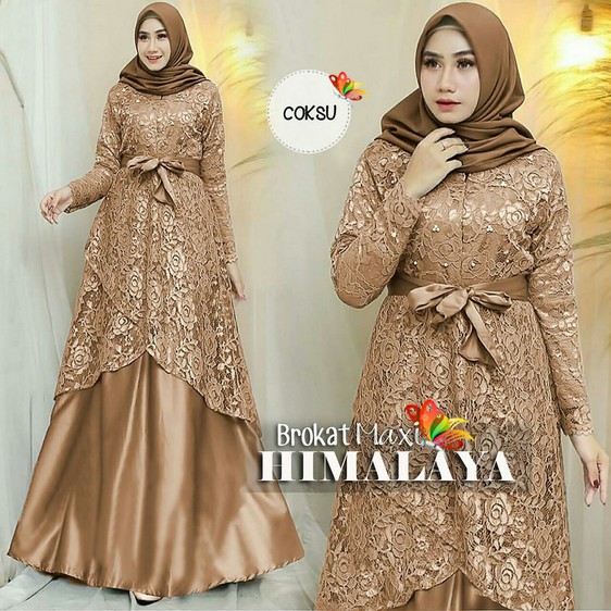 MAXI HIMALAYA KOMBI BRUKAT dM / MAXI DRESS MUSLIM | HIGHT QUALITY PREMIUM!!