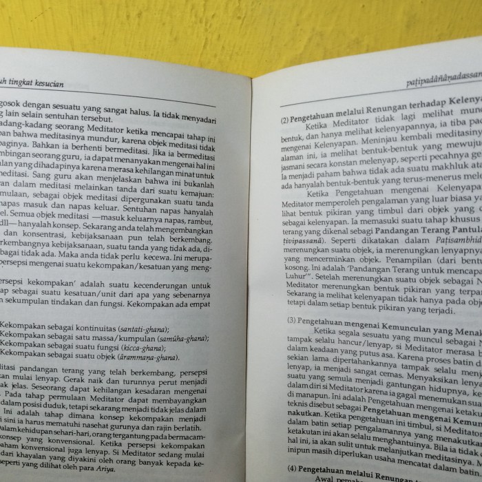 buku agama Buddha tujuh tingkat kesucian dan pengertian langsung 62 ha