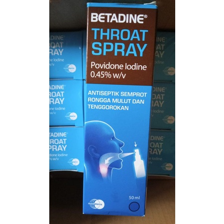 BETADINE SORE THROAT SPRAY 50ml Imported