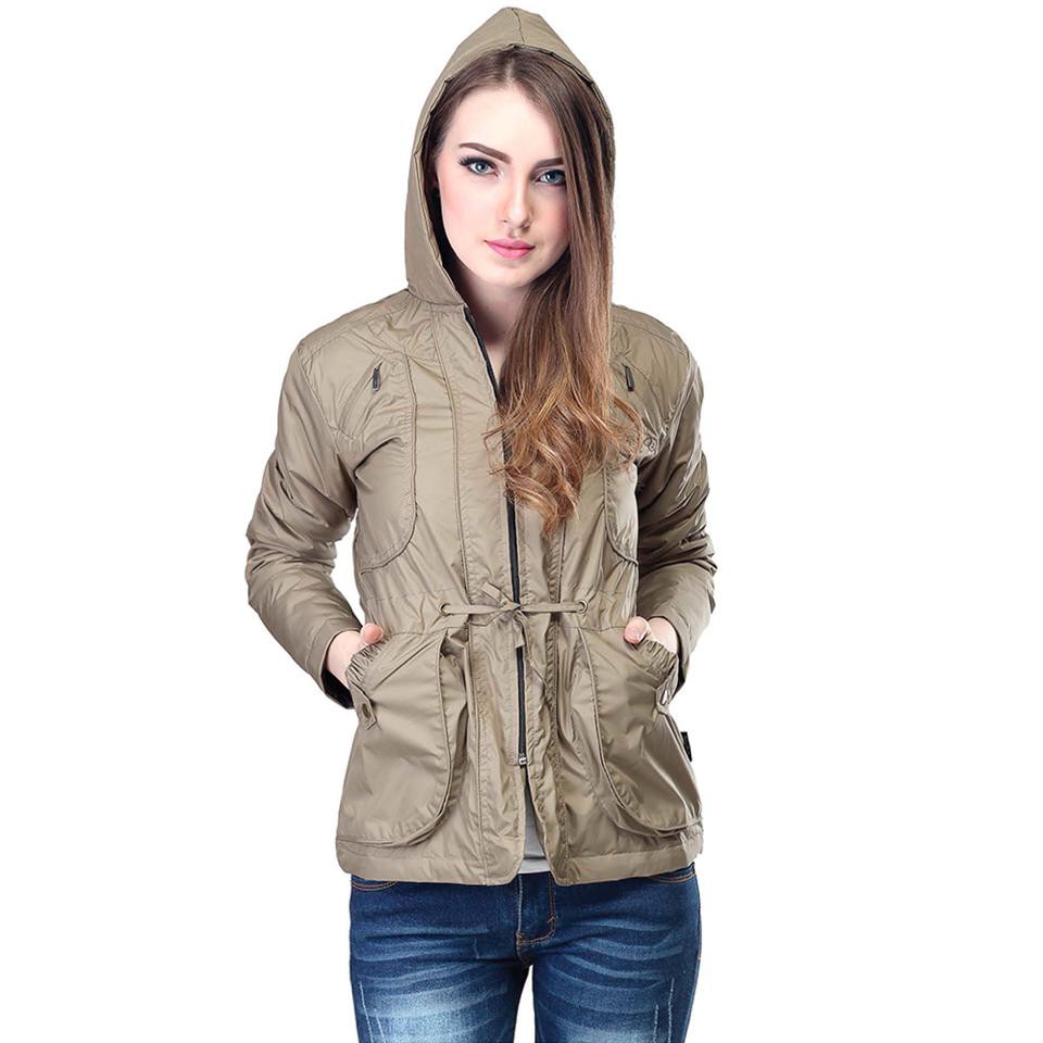 7SFC74 Jaket Parka Krem IF Wanita Cewek Casual Outdoor 7SFC74 Jaket Parka Krem IF Wanita Cewek Casual Outdoor
