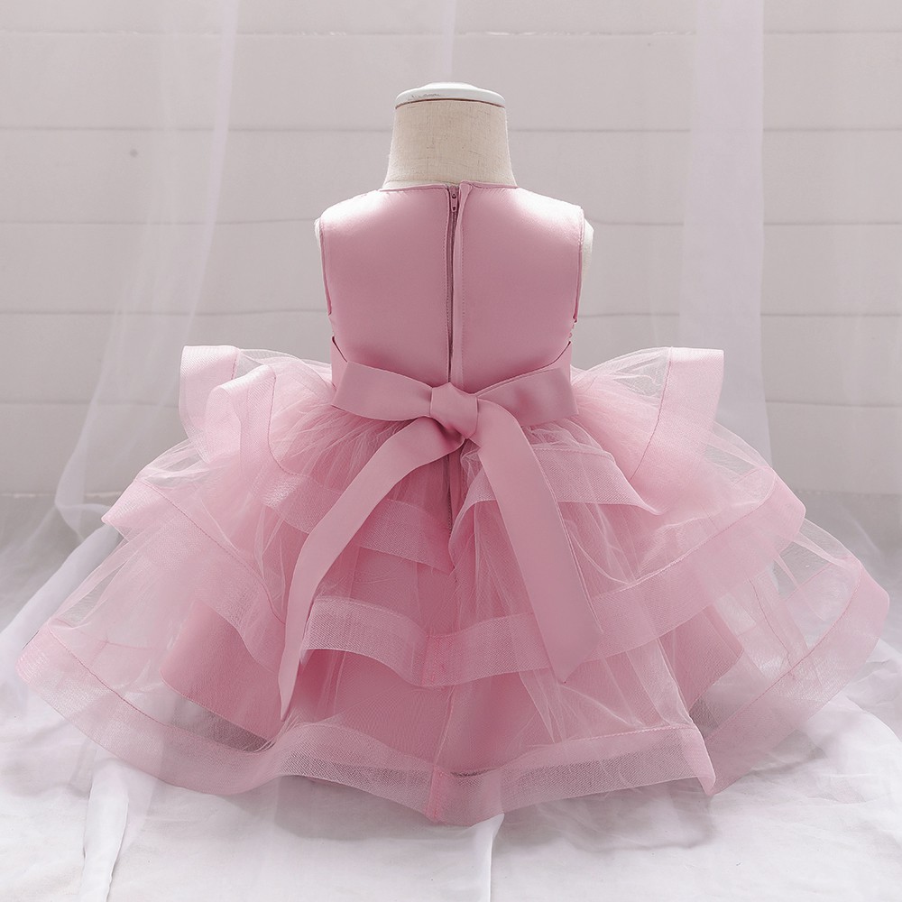 [Brandedbaby] 6M-2T DRESS PESTA BAYI /DRESS ULANG TAHUN / PARTY DRESS BAYI / TUTU BAYI PINK MERAH