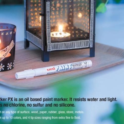 

✱ Uni Paint Marker PX-30JP Permanent - Hitam ➳