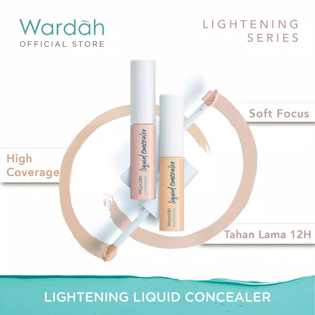 Wardah Lightening Liquid Foundation / Concealer Halal Original BPOM