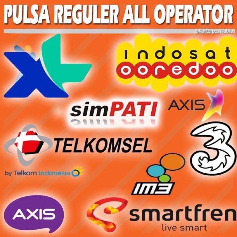 isi saldo pulsa reguler all operator