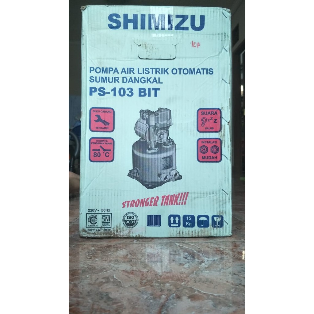 SHIMIZU PS 103 BIT Pompa Air Listrik Otomatis Sumur Dangkal