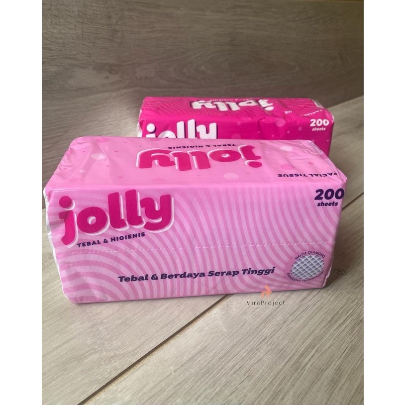 JOLLY 250 TISSUE FACIAL 2 PLY ISI 250 LEMBAR