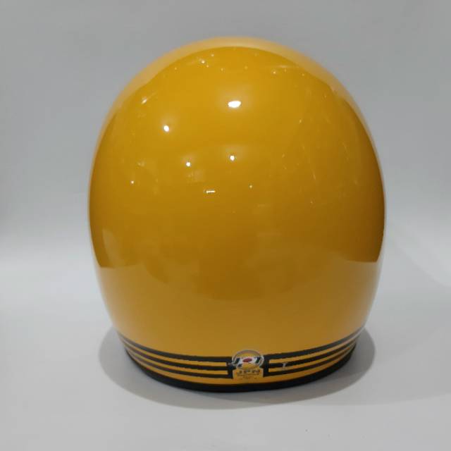 Helm Jpn Retro Arc Kuning Golkar Gloss pet panjang