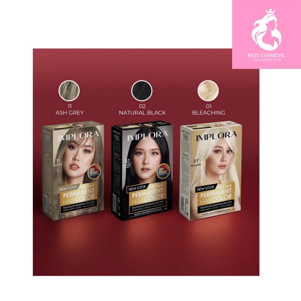 IMPLORA PERMANENR HAIR COLOUR-1-15 (GROSIR)