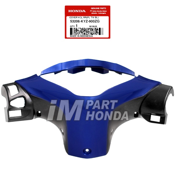 53206-KYZ-900ZG Batok Belakang Spedo Meter Supra X 125 Helm In Biru Tua