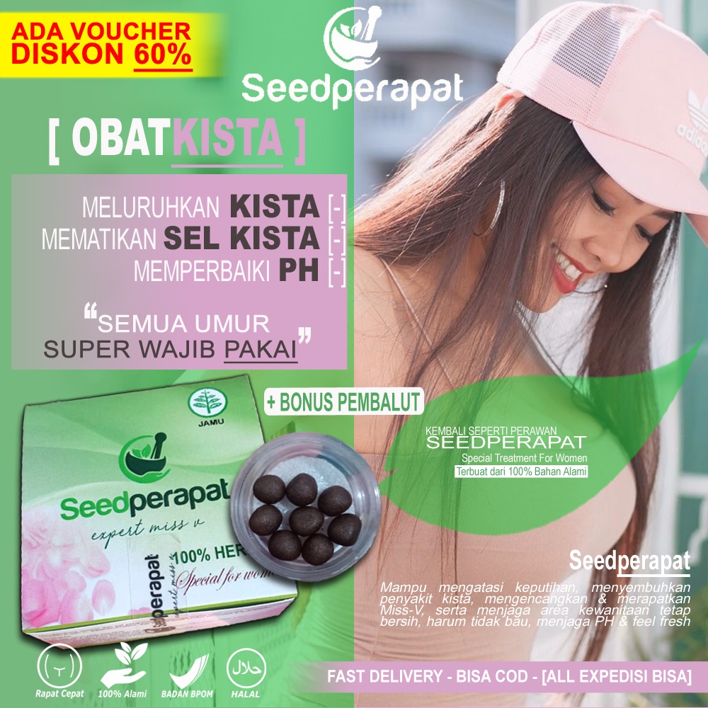 OBAT KISTA  Jamu Perawan Perapat Vagina Rapet Memek Telat Datang Bulan Terlambat Menstruasi Haid Amp