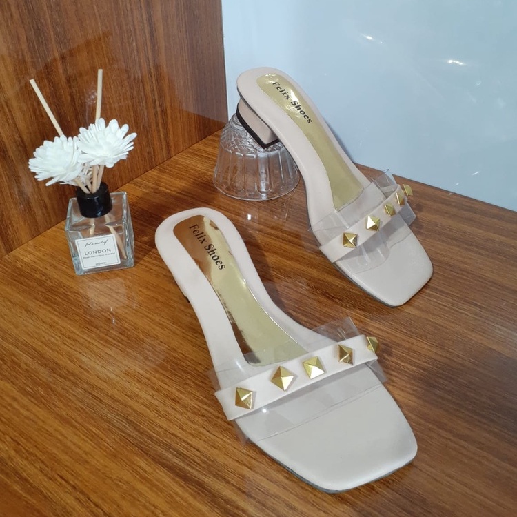 SANDAL HEELS HAK 3CM VARIASI MIKA ELEGANT PROMO DR-016