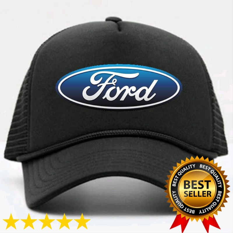 TOPI TRUCKER JARING Hat Ford Logo Trucker