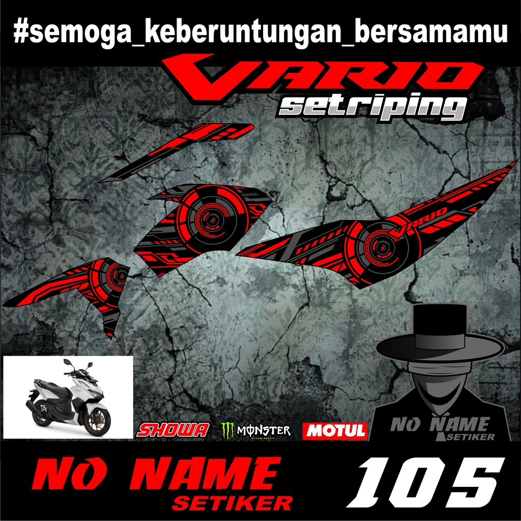 Striping vario 160 (105) 2022 terbaru stiker stiker setiker