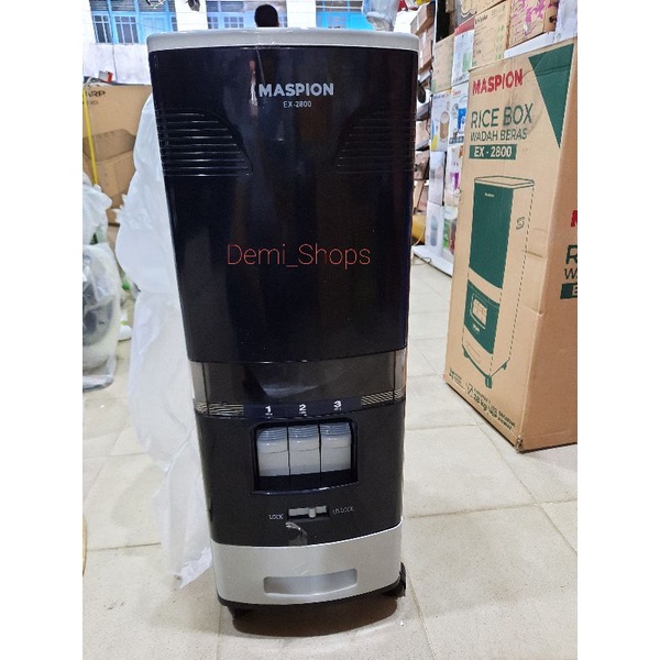 Rice Box Maspion Kotak Beras Maspion Kapasitas 22kg , 28kg , 38kg dan 60kg