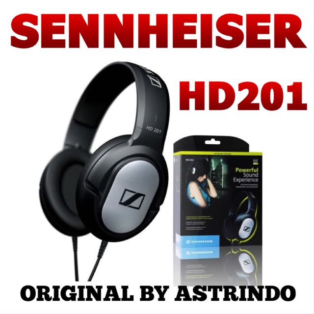 SENNHEISER HD201 HEADSET ORIGINAL by ASTRINDO ( SALE PRODUCT )