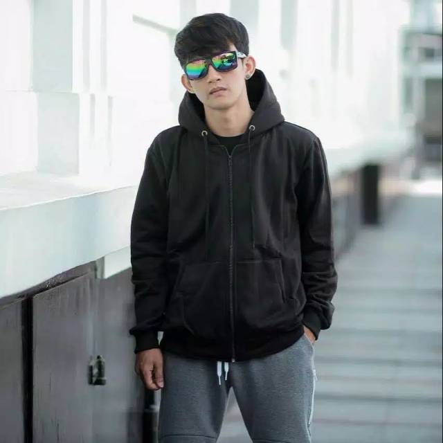 JAKET HOODIE POLOS ZIPPER PRIA PREMIUM - JAKET DISTRO POLOS UNISEX - JAKET HOODIE POLOS