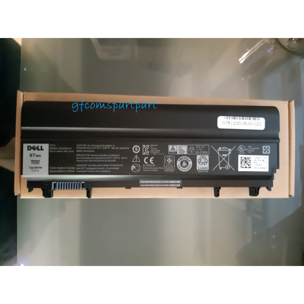 NEW Baterai Dell Latitude E5440 / E5540 9-cell 97Wh Original Laptop Battery - N5YH9