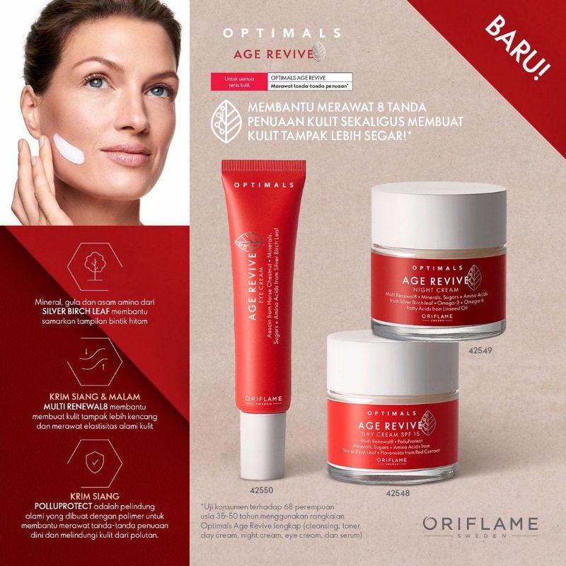 Optimals Age Revive Eye Cream/ Day Cream/ Night Cream