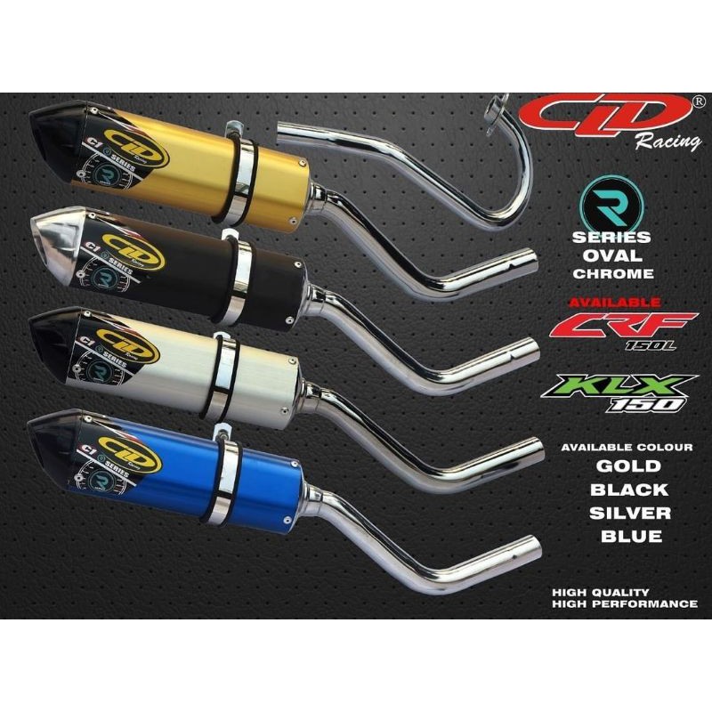 knalpot cld r series klx & crf