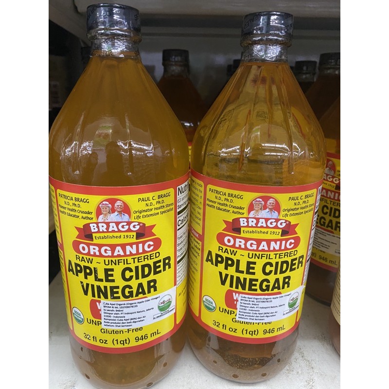 

BRAGG Apple Cider Vinegar (Cuka Apel) 946ML