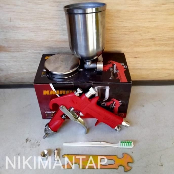 ALAT SEMPROT CAT TABUNG ATAS / AIR SPRAY GUN F -75G KAIROS SGL Termurah