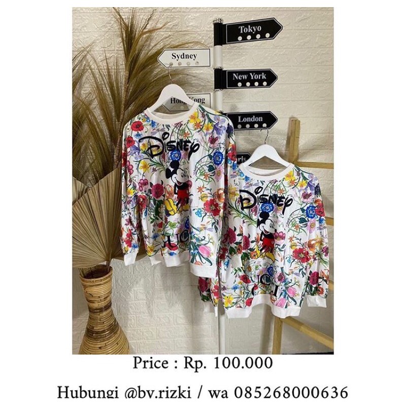 Sweater disney x gucci