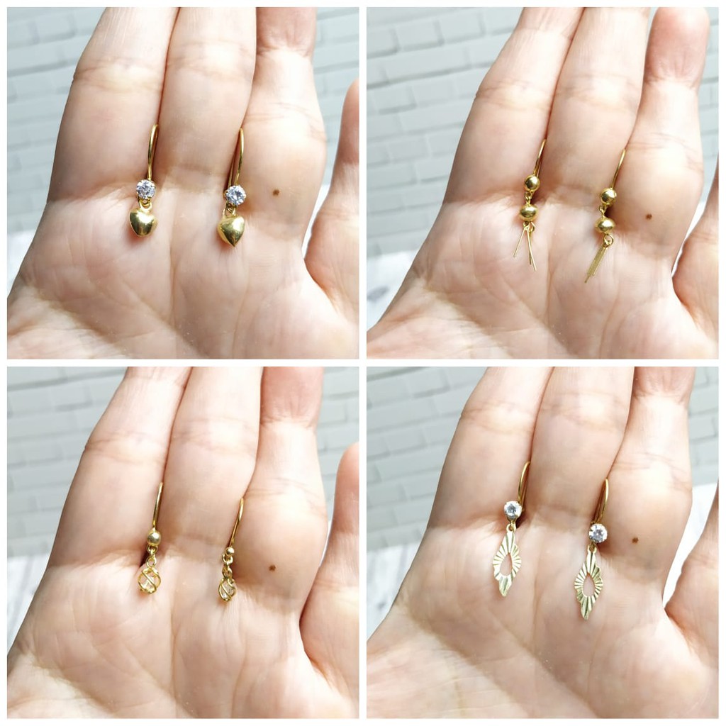 ANTING GANTUNG RANDOM PERAK ASLI S925 GLOBAL JEWELLERY CG014