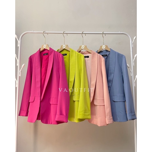 BLAZER VIRAL COLOURFUL FURING / ZEA Blazer Premium / blazer kerja wanita blazer wanita / blazer / blezer wanita / jaket wanita / blazer premium / blazer murah