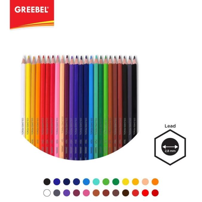 

Greebel 7024 Classic Colour Pencil 24 Warna Dijamin Puas