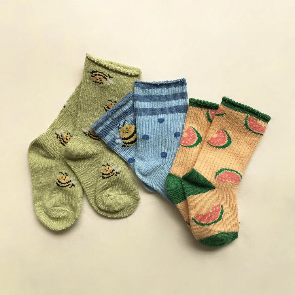 BOHOPANNA BASIC SOCK X THE OVERTEE / KAOS KAKI BAYI DAN ANAK