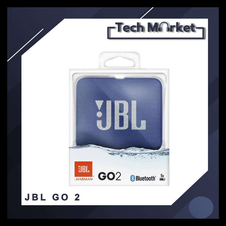{{BAYAR DI TEMPAT}} JBL Go 2 / Go2 Bluetooth Portable Speaker BNIB Original - Blue CUCI GUDANG [Kode
