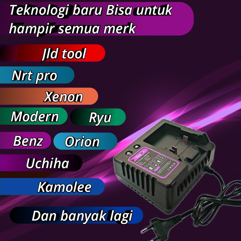 Charger Nrt Pro 20v charger bor bisa buat nrt pro 20 volt adaptor carger cas batre baterai nrt - pro batrai