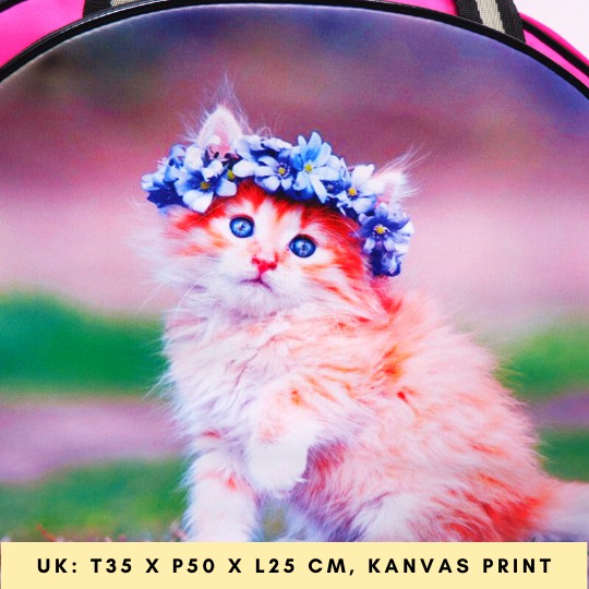 (BISA COD) tas pakaian wanita travel elle ukuran besar gambar print grosir semarang murah fashion