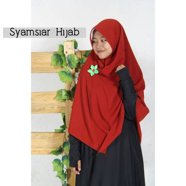 Jilbab / Hijab Segi Empat 130 x 130 Kerudung Square Jumbo Syari , Wolfis , Kekinian , Murah