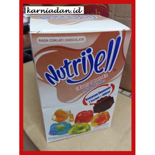 

RAGA-RAGA- NUTRIJELL JELLY POWDER JELI SERBUK INSTAN RASA COKLAT CHOCOLATE EKO -GNIDUP-NAHAB.