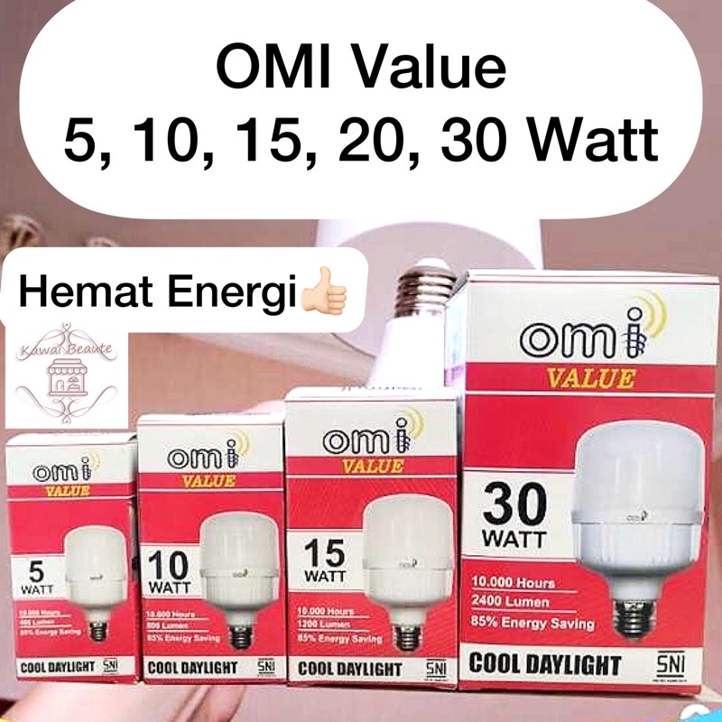 Lampu LED Murah 5,10,15,20,30 watt Kapsul LED BULB Tahan 10.000 jam Indonesia ORI