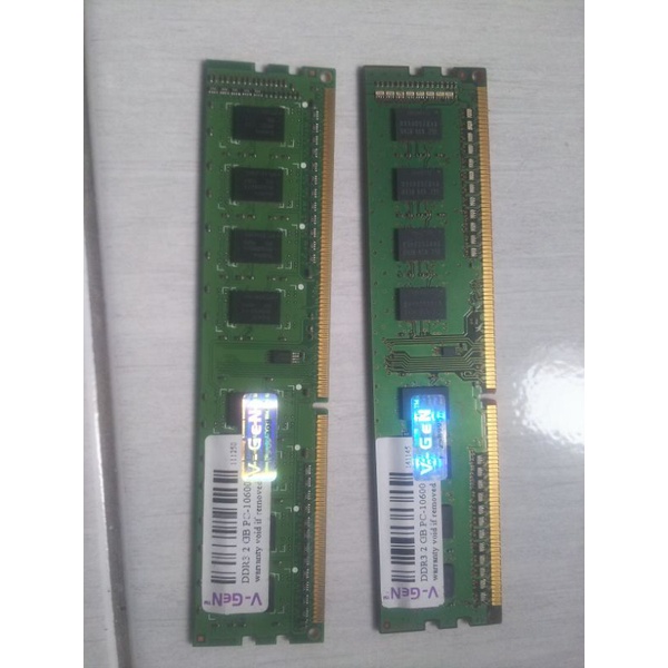 ram pc ddr3 4gb(2+2) vgen 10600