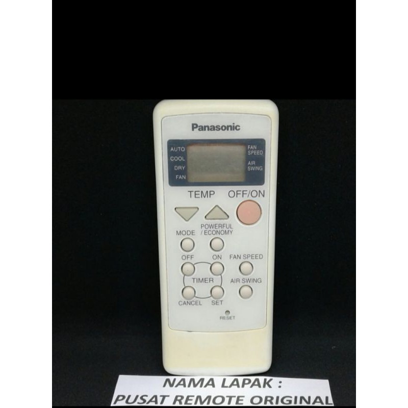 REMOTE REMOT AC PANASONIC NATIONAL ORGANIX TIPE LAMA ORIGINAL ASLI