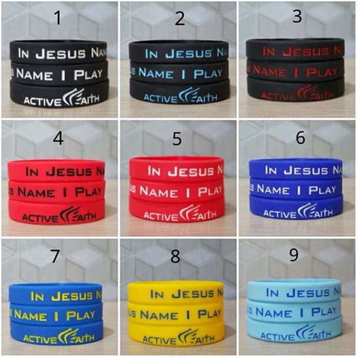 Gelang / Ballerband Basket In Jesus Name I Play (Ijnip) Active Faith