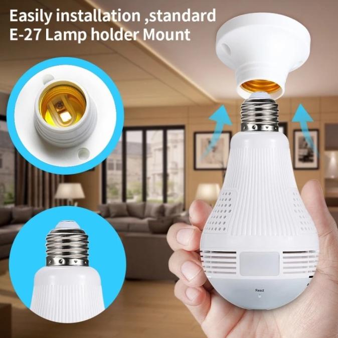 CAMERA CCTV BOHLAM CAMERA CCTV LAMPU CCTV WIFI KAMERA BOHLAM NA01