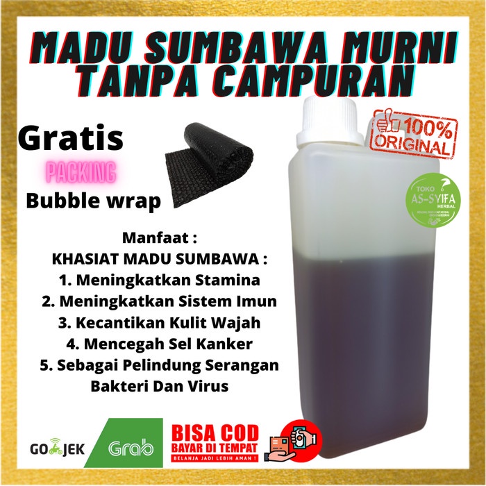 

MADU SUMBAWA MURNI TANPA CAMPURAN MADU SUMBAWA MURNI TANPA CAMPURAN 1000 GRAM GRATIS BUBBLE WRAP.