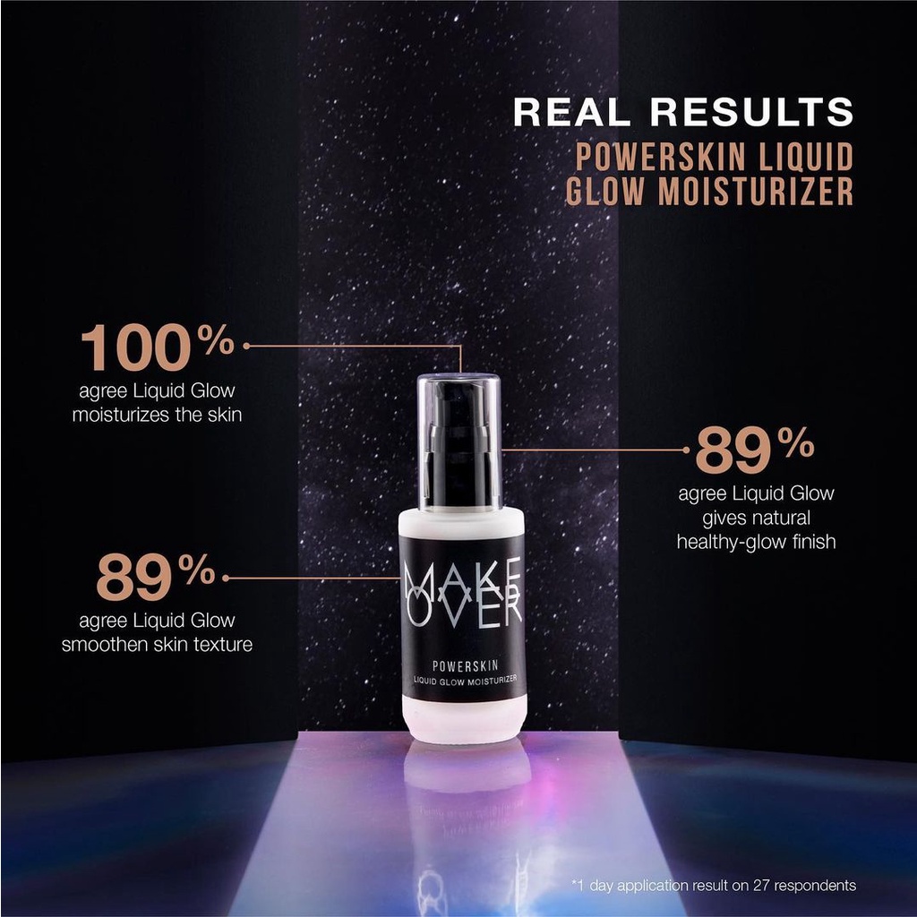 ★ BB ★ MAKE OVER Powerskin Liquid Glow Moisturizer 45 ml - Face Moisturizer