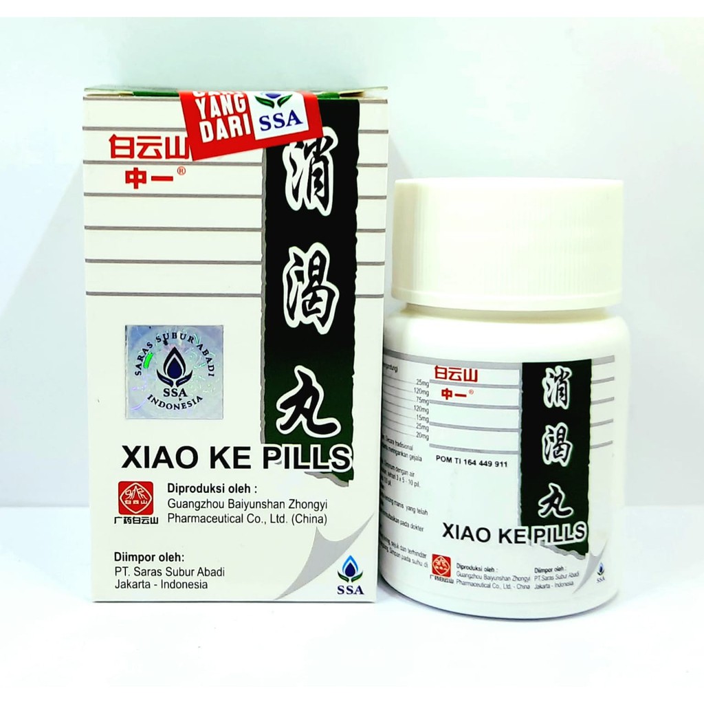 XIAO KE PILLS - obat diabetes penurun gula darah