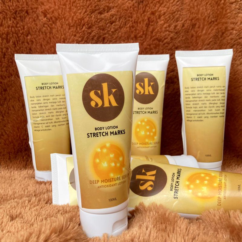 Body lotion stretch mark